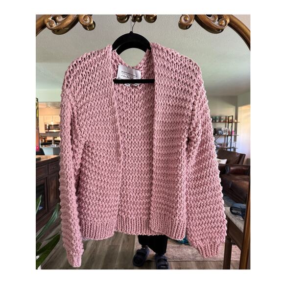 Mr. Mittens Pima Cotton Chunky Knit Cardigan size XS/S - Picture 3 of 6